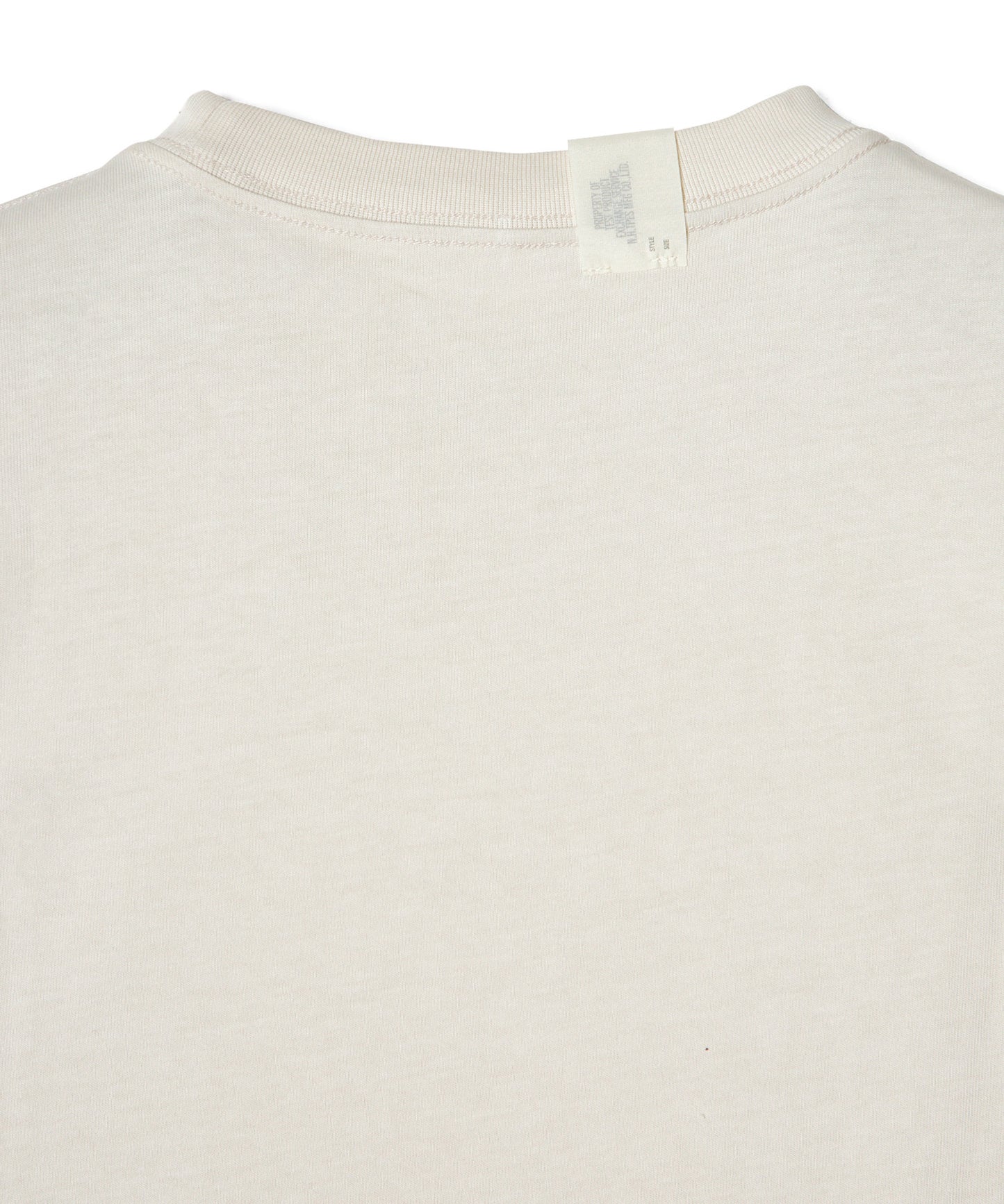 9261-CS82 / LONG SLEEVE T-SHIRT IVORY