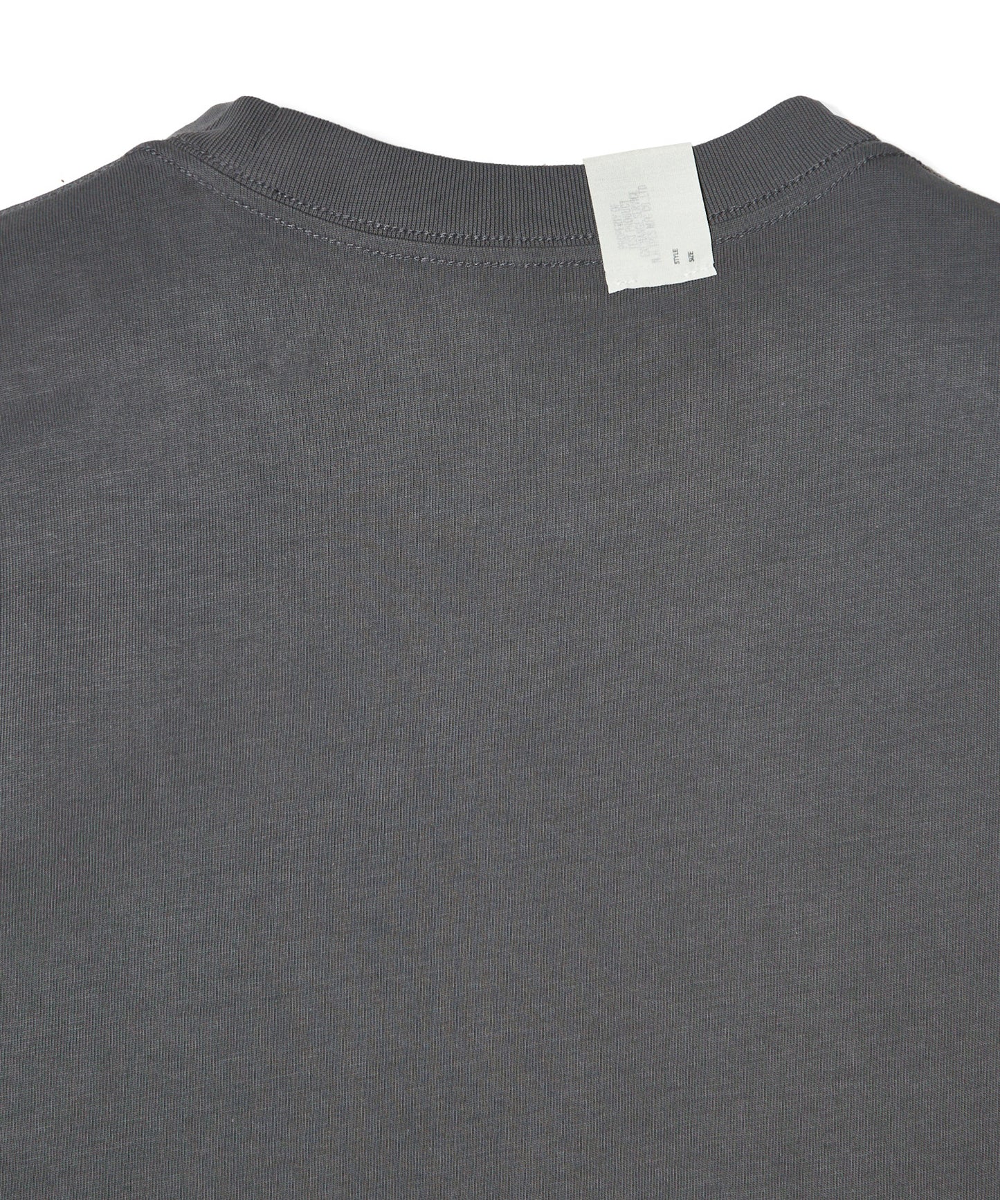 9261-CS82 / LONG SLEEVE T-SHIRT CHARCOAL