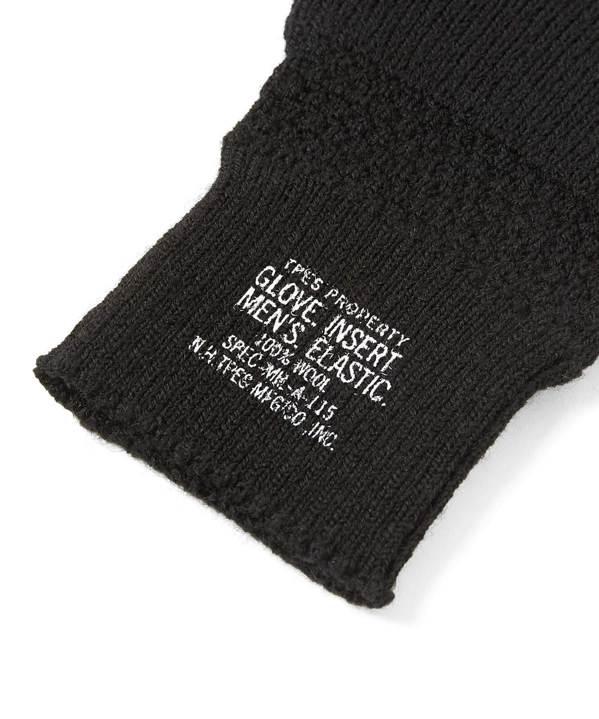 9262-AC06 / FINGERLESS GLOVES BLACK