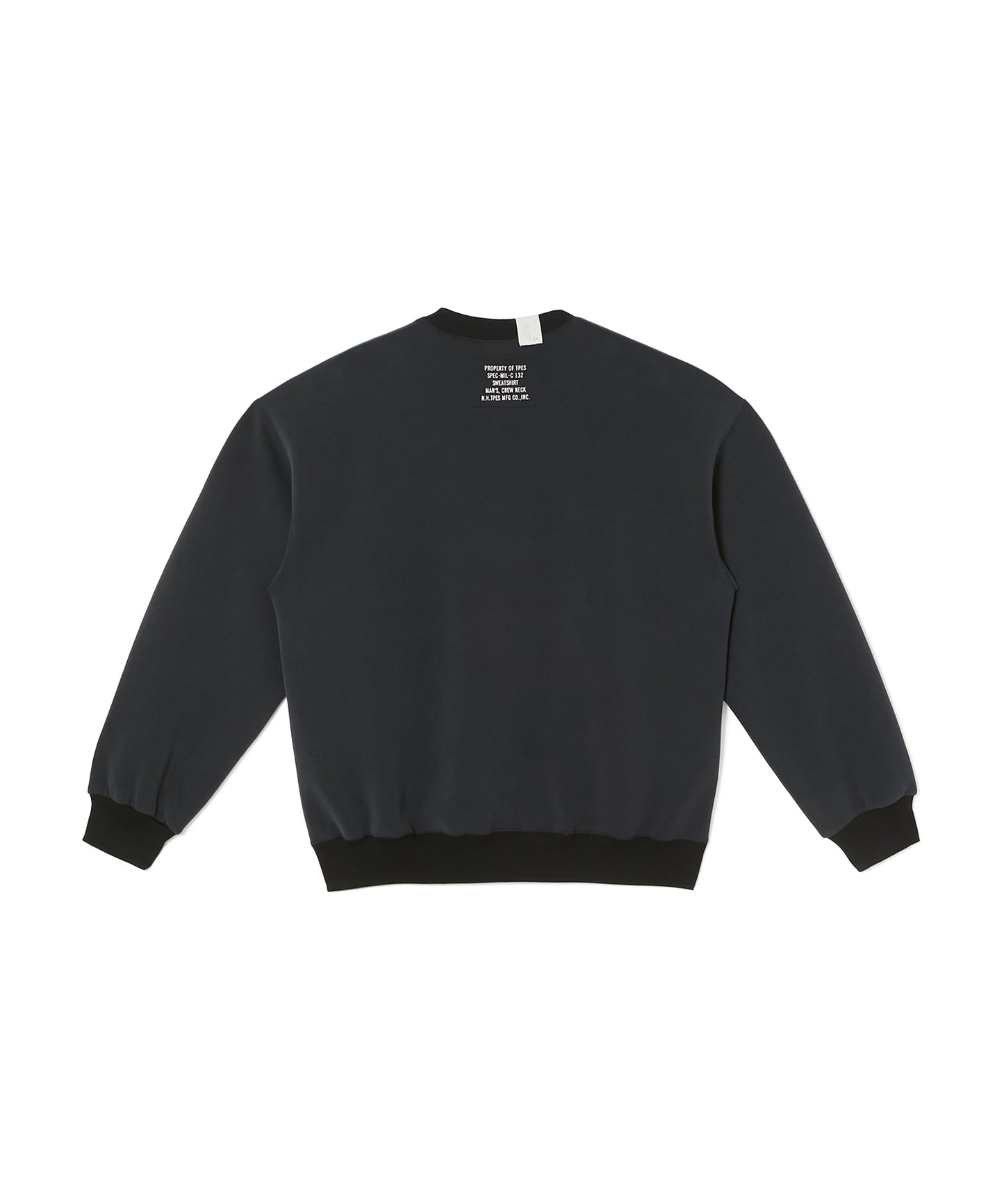 9262-CS01-020 / CREW NECK SWEATSHIRT BLACK