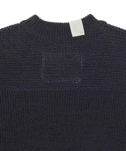 9262-KT01-025 / CREW NECK KNIT BLACK