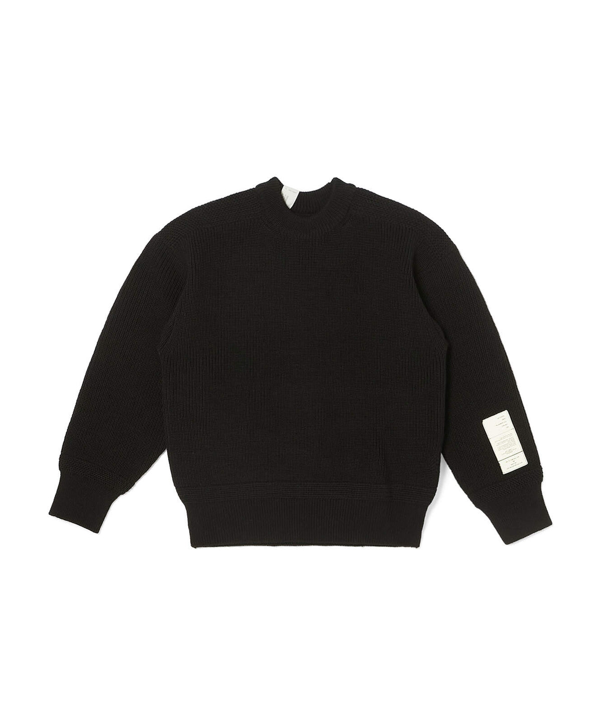 9262-KT01-025 / CREW NECK KNIT BLACK
