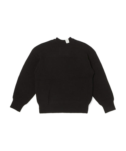 9262-KT01-025 / CREW NECK KNIT BLACK