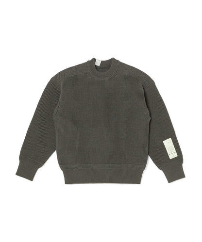9262-KT01-025 / CREW NECK KNIT KHAKI
