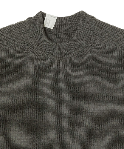 9262-KT01-025 / CREW NECK KNIT KHAKI