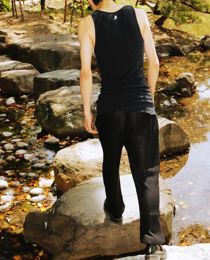 Knit Beach Pant Black