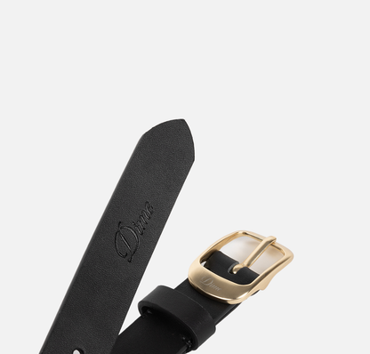 Dress Leather Belt Black S/M