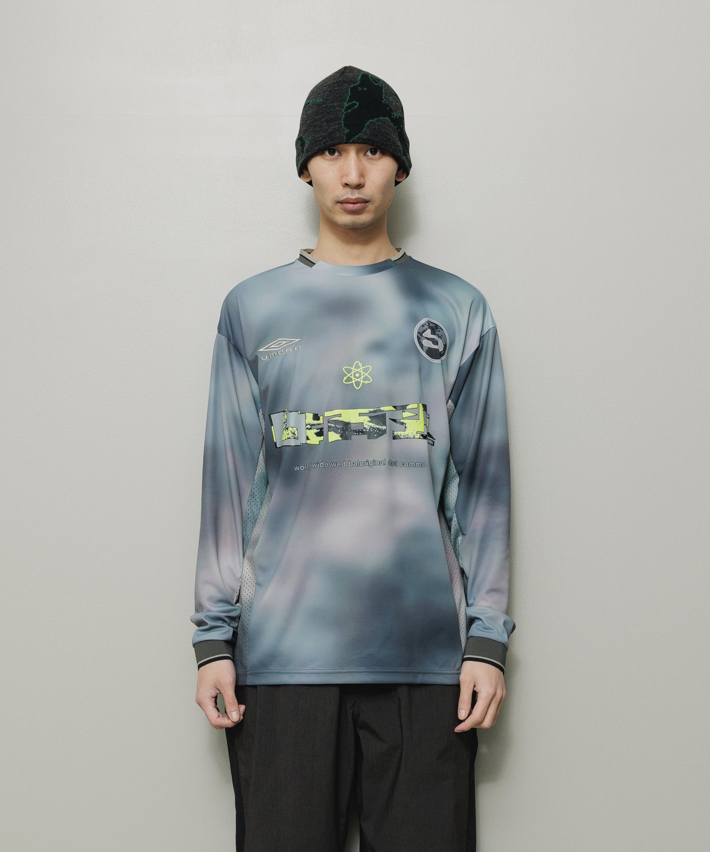 BAL-2159 BAL/UMBRO LS SOCCER JERSEY CHARCOAL