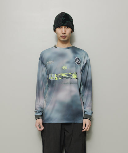 BAL-2159 BAL/UMBRO LS SOCCER JERSEY CHARCOAL