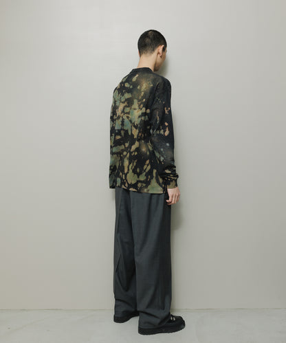 BAL-2163 LOGO TIE DYE LS TEE by YUKIDYE BLACK