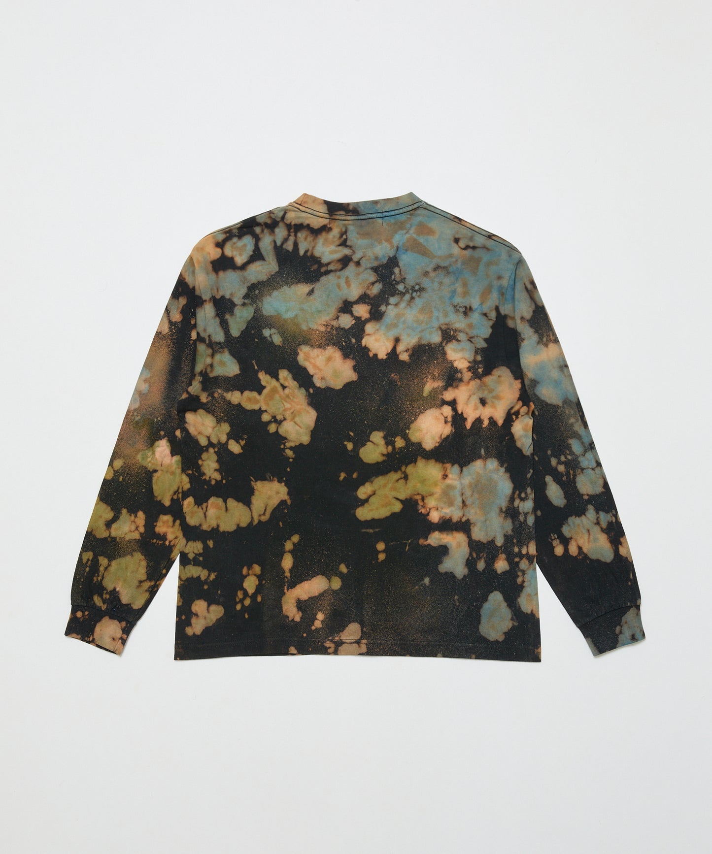 BAL-2163 LOGO TIE DYE LS TEE by YUKIDYE BLACK
