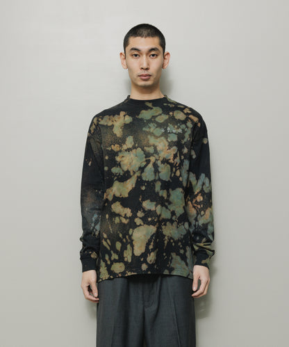 BAL-2163 LOGO TIE DYE LS TEE by YUKIDYE BLACK