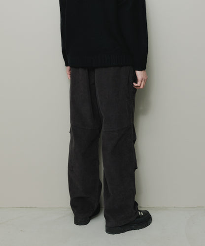 BAL-2174 CORD WIDE MOUNTAIN PANT CARBON BLACK