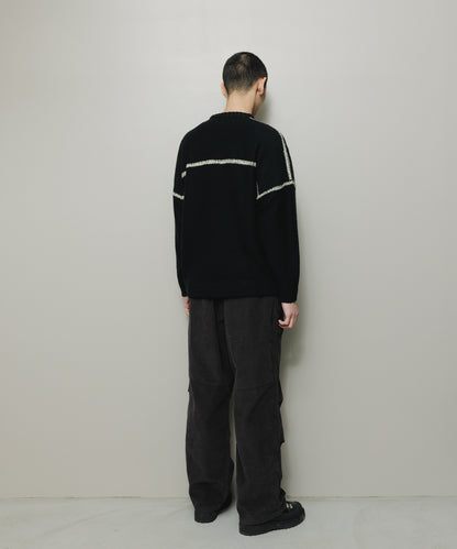 BAL-2174 CORD WIDE MOUNTAIN PANT CARBON BLACK