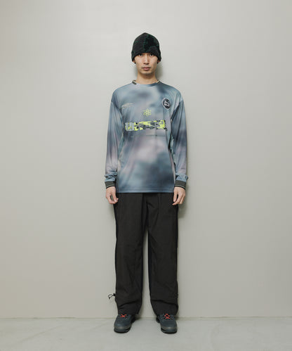 BAL-2176 PIGMENT NYLON TRACK PANT CARBON BLACK