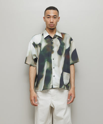 BAL-2190 BLUR PATTERN SS SHIRT BLUR