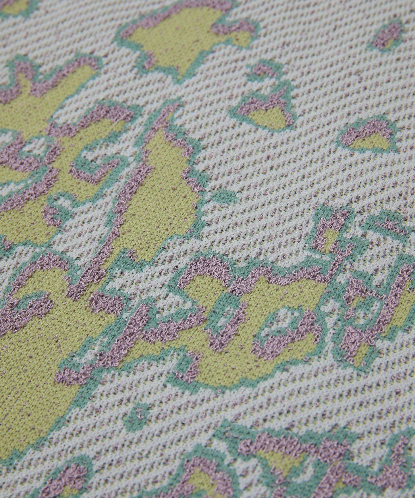 BAL-2192 JACQUARD PATTERN CREWNECK SWEATER SAGE