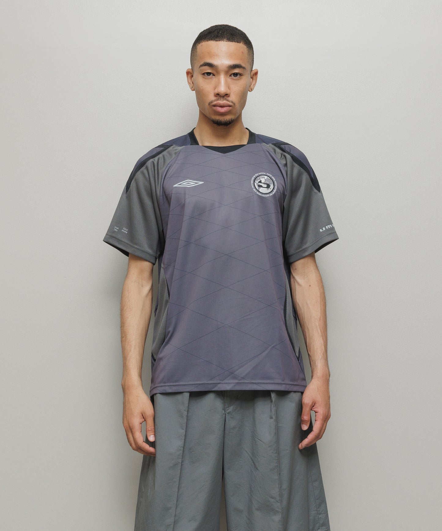 BAL-2203 BAL/UMBRO LS SOCCER JERSEY CHARCOAL