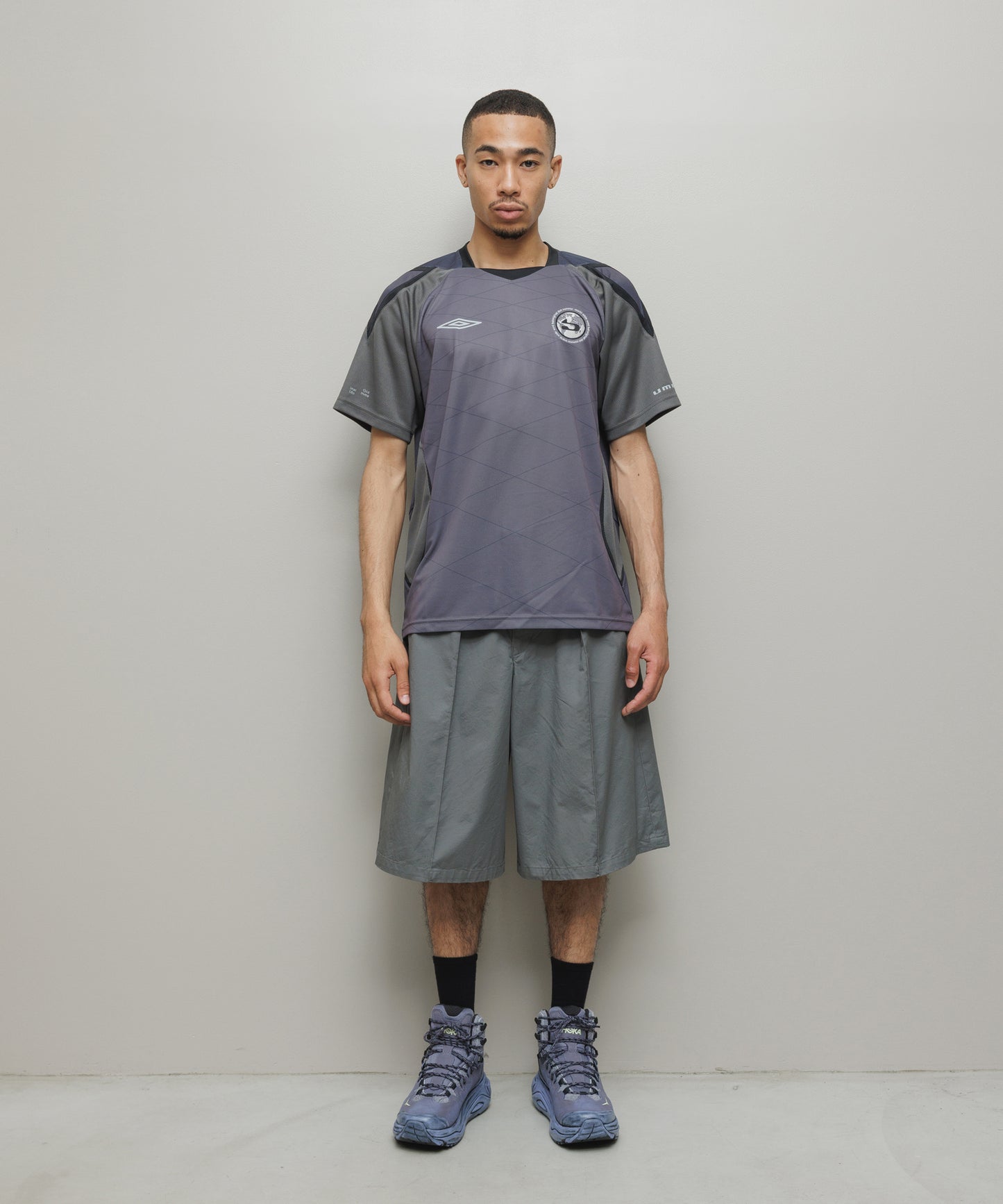 BAL-2203 BAL/UMBRO LS SOCCER JERSEY CHARCOAL