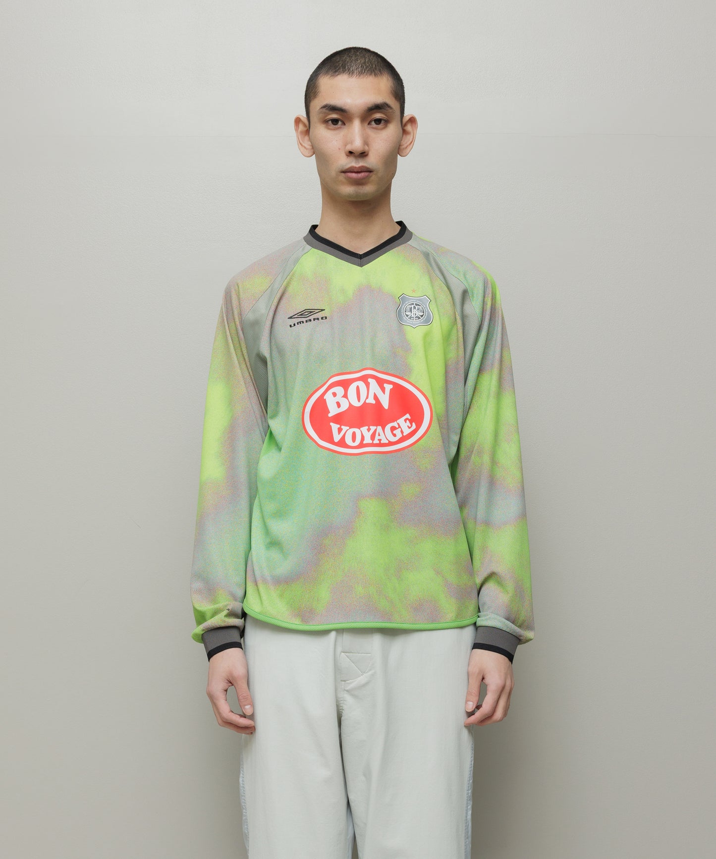BAL-2212 BAL/UMBRO LS SOCCER JERSEY ACID GREEN