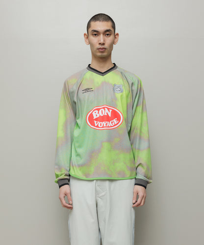 BAL-2212 BAL/UMBRO LS SOCCER JERSEY ACID GREEN