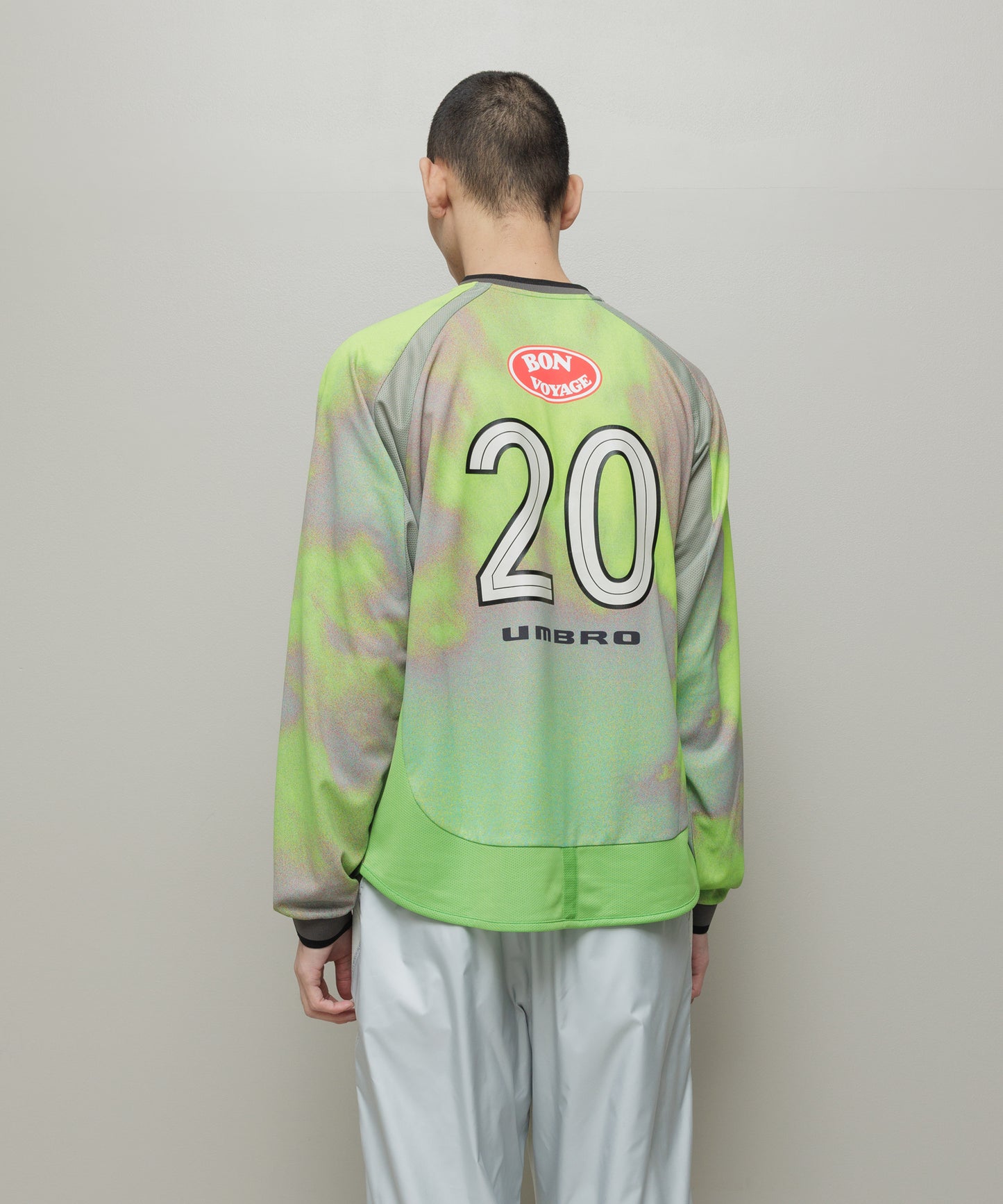 BAL-2212 BAL/UMBRO LS SOCCER JERSEY ACID GREEN