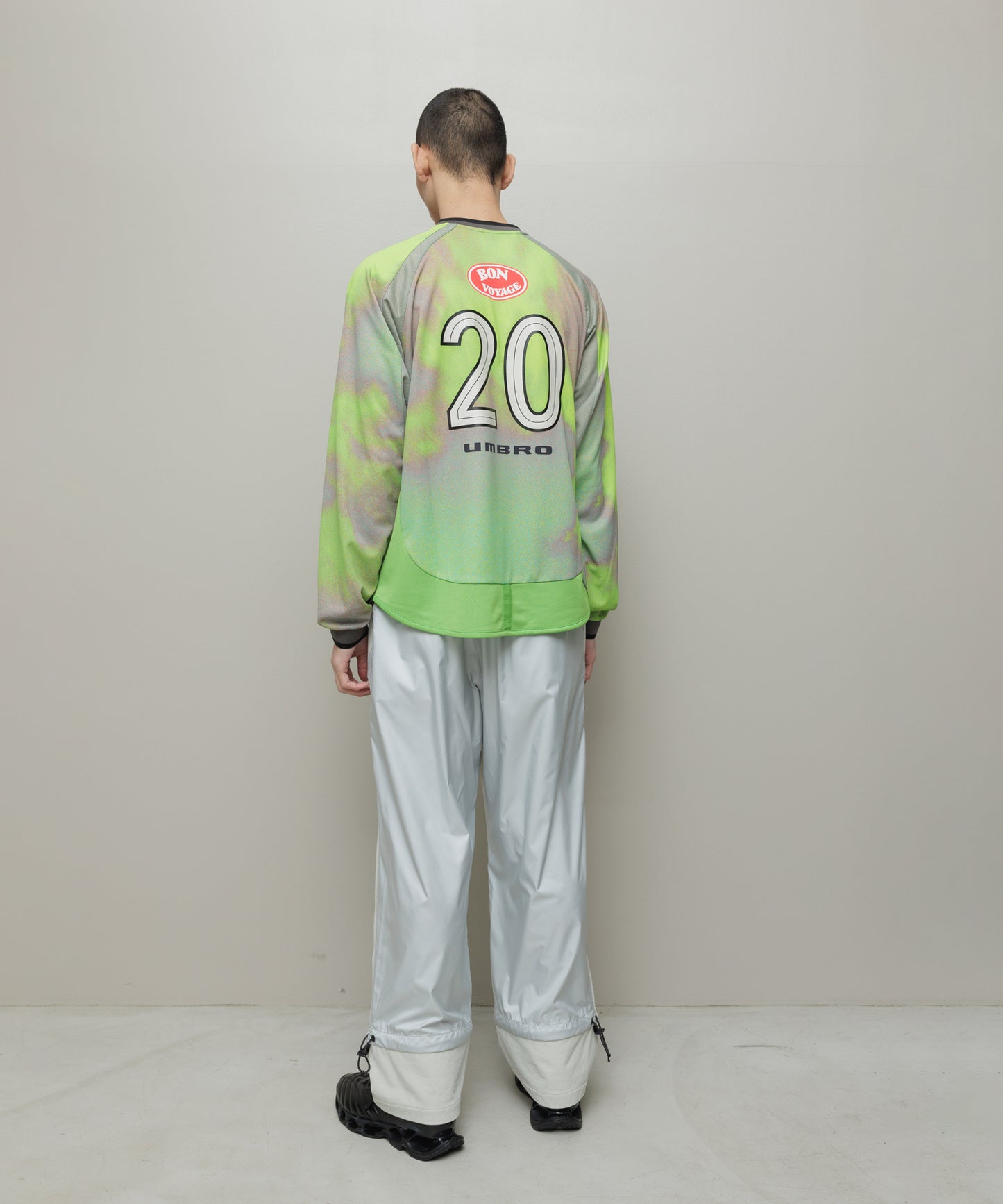 BAL-2212 BAL/UMBRO LS SOCCER JERSEY ACID GREEN