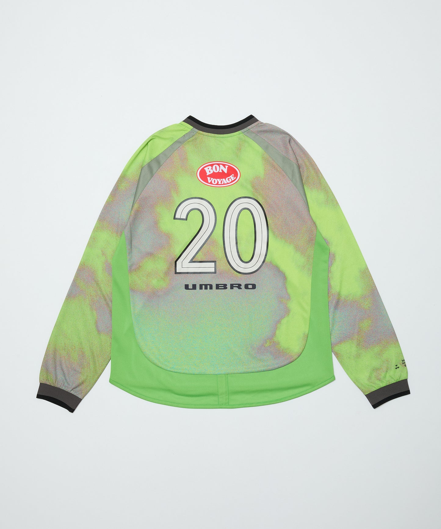 BAL-2212 BAL/UMBRO LS SOCCER JERSEY ACID GREEN