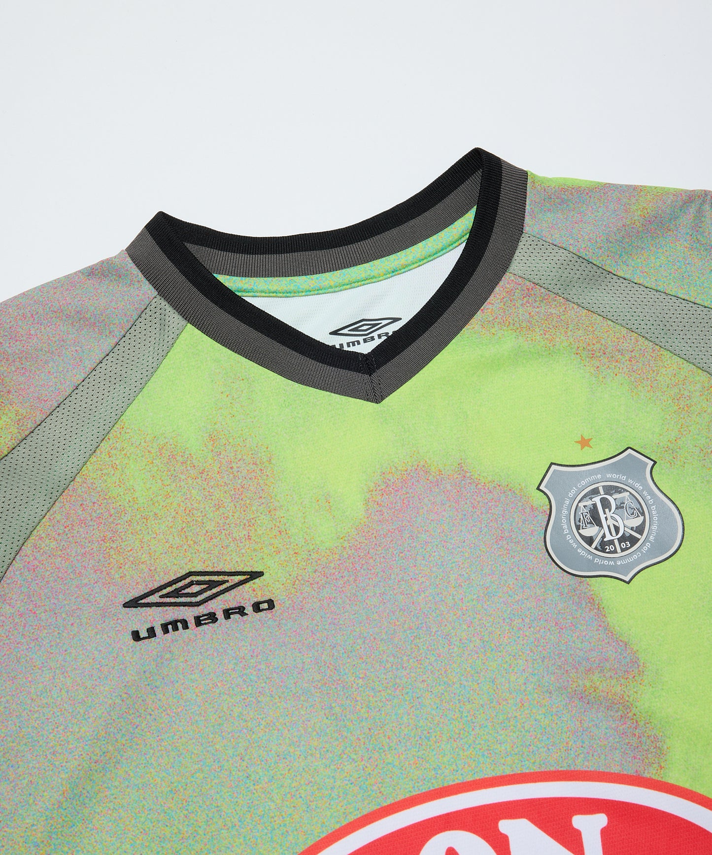 BAL-2212 BAL/UMBRO LS SOCCER JERSEY ACID GREEN