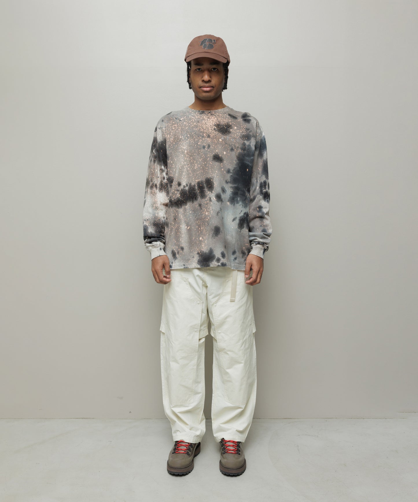 BAL-2217 LOGO TIE DYE LS TEE by YUKIDYE
