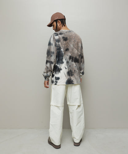 BAL-2217 LOGO TIE DYE LS TEE by YUKIDYE