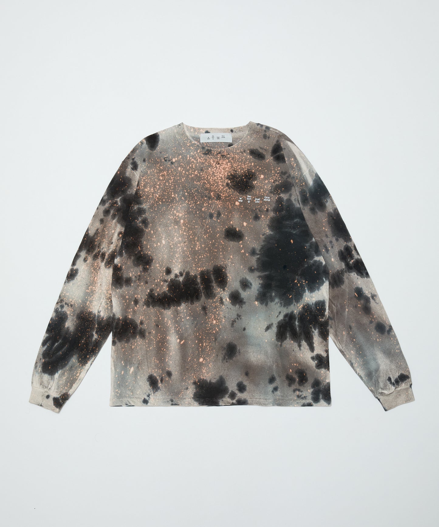 BAL-2217 LOGO TIE DYE LS TEE by YUKIDYE