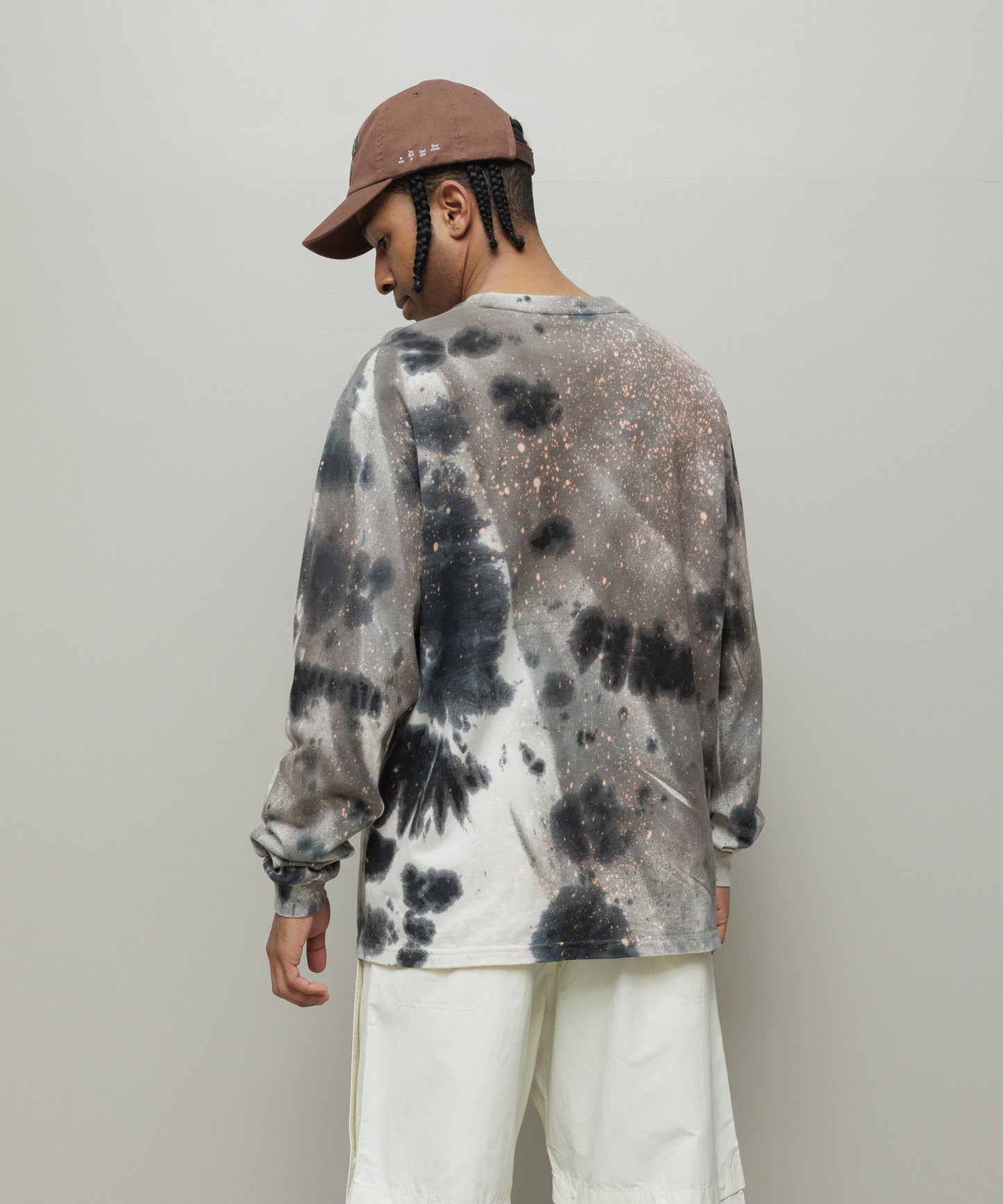 BAL-2217 LOGO TIE DYE LS TEE by YUKIDYE