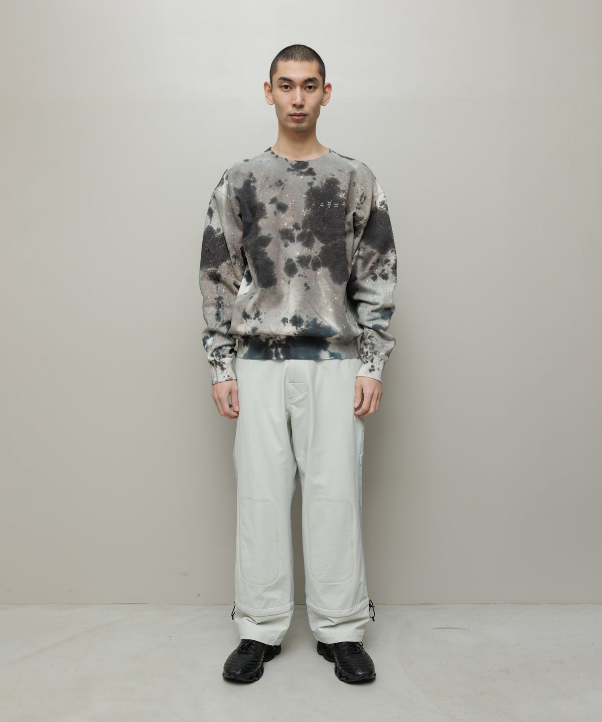 BAL-2218 LOGO TIE DYE CREW SWEAT by YUKIDYE