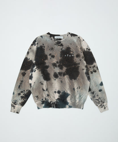BAL-2218 LOGO TIE DYE CREW SWEAT by YUKIDYE