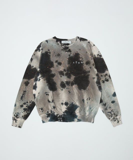 BAL-2218 LOGO TIE DYE CREW SWEAT by YUKIDYE