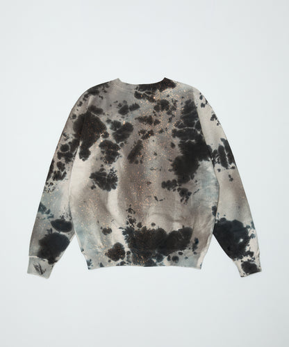 BAL-2218 LOGO TIE DYE CREW SWEAT by YUKIDYE