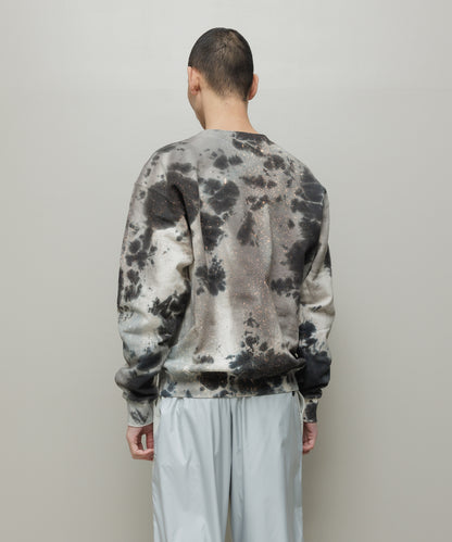 BAL-2218 LOGO TIE DYE CREW SWEAT by YUKIDYE