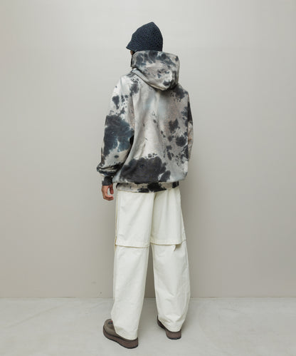 BAL-2219 LOGO TIE DYE HOODIE SWEAT by YUKIDYE