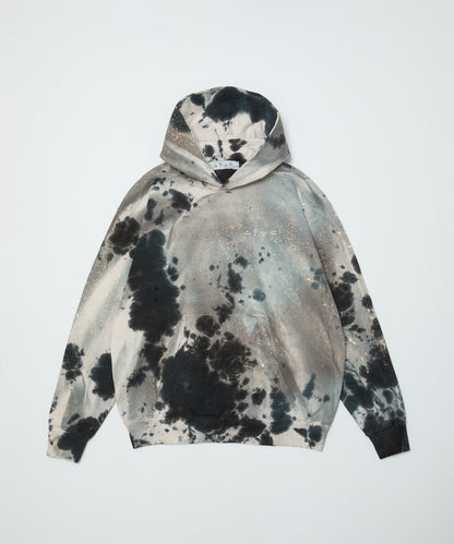 BAL-2219 LOGO TIE DYE HOODIE SWEAT by YUKIDYE