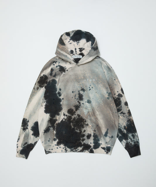 BAL-2219 LOGO TIE DYE HOODIE SWEAT by YUKIDYE