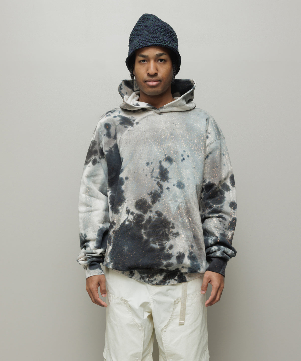 BAL-2219 LOGO TIE DYE HOODIE SWEAT by YUKIDYE