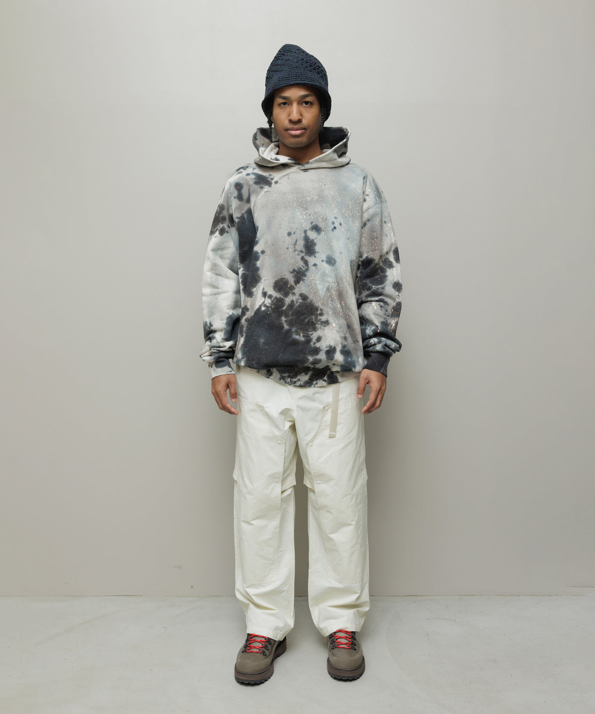 BAL-2219 LOGO TIE DYE HOODIE SWEAT by YUKIDYE