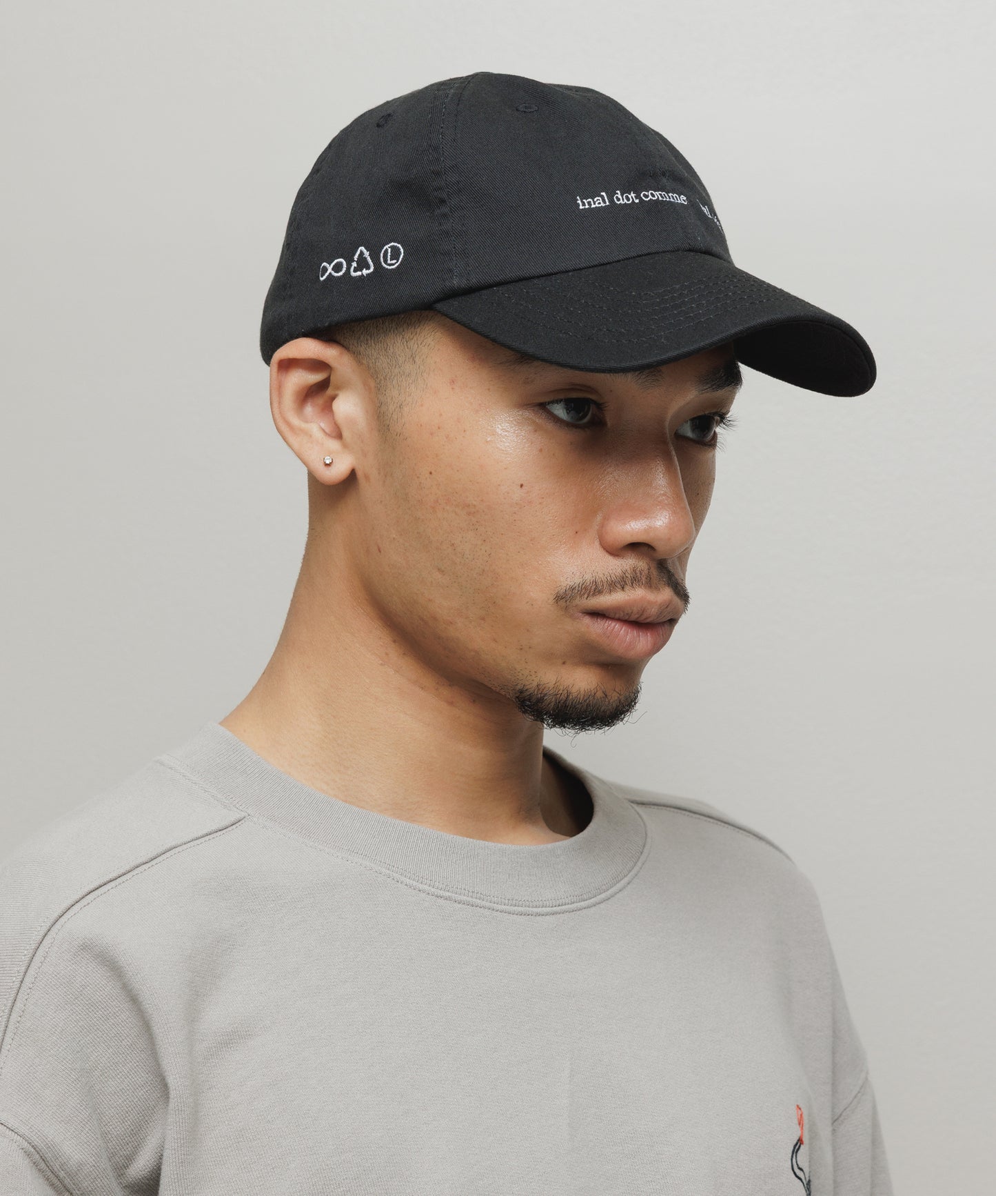 BAL-A-680 COTTON 6-PANEL HAT BLACK