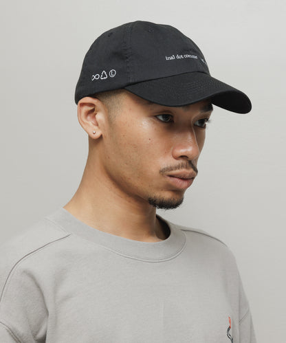 BAL-A-680 COTTON 6-PANEL HAT BLACK