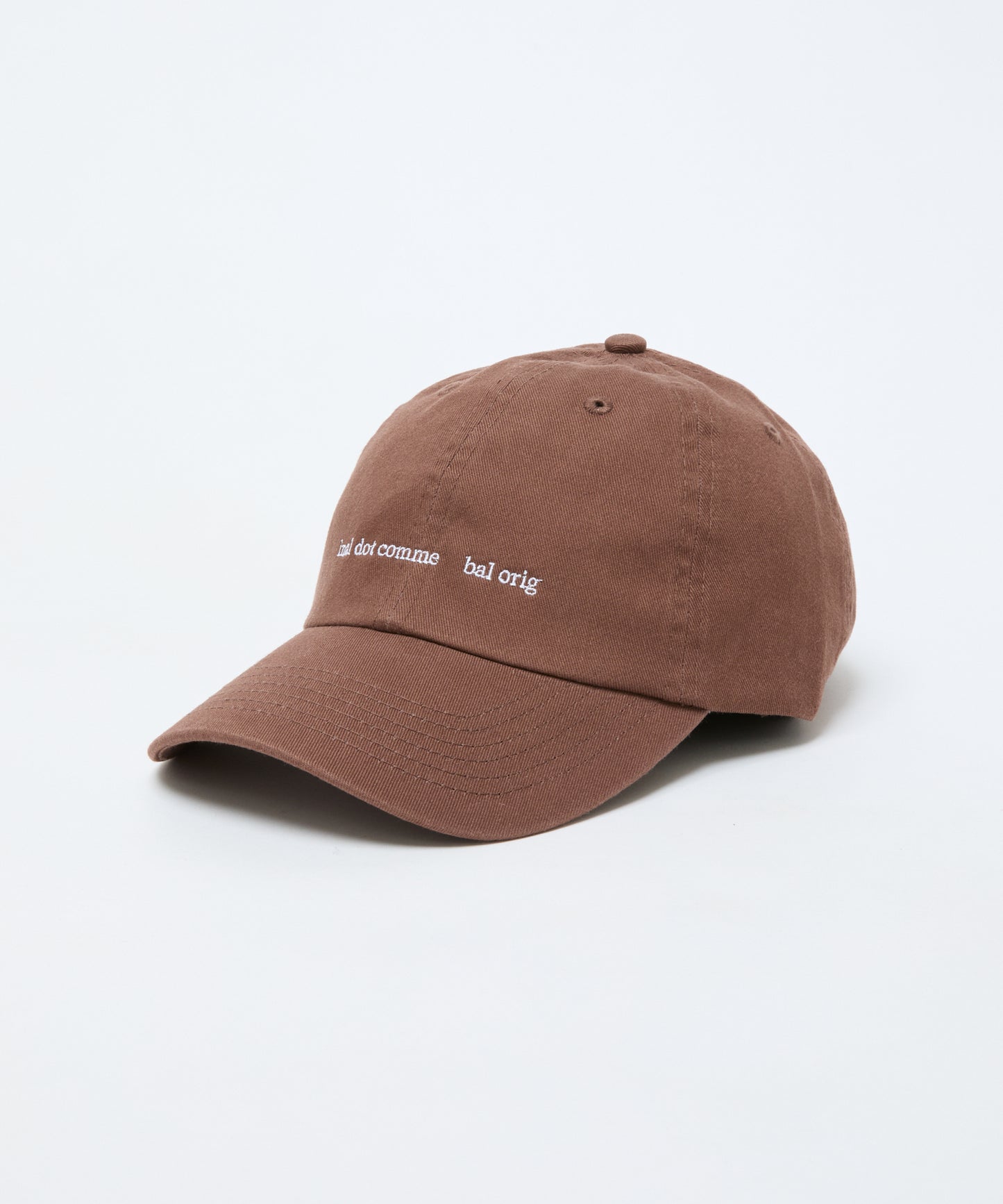 BAL-A-680 COTTON 6-PANEL HAT BROWN