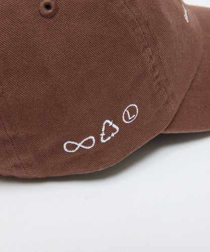 BAL-A-680 COTTON 6-PANEL HAT BROWN