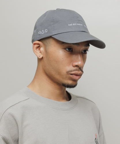 BAL-A-680 COTTON 6-PANEL HAT CHARCOAL