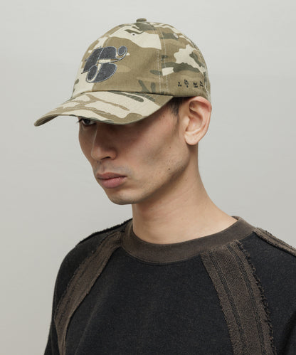 BAL-A-691 COTTON 6-PANEL HAT BROWN CAMO