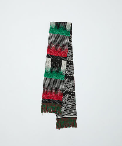BAL-A-696 JACQUARD KNIT SOCCER SCARF